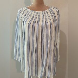 J.Jill smocked blouse